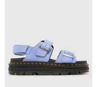 Dr Martens Women's Zebzag Platform Sandals in Blue & Black, Suede, Size: 3 UK 3 (EU 36)