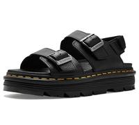 Dr. Martens womens Zebzag Sandal, Black Pisa, 10