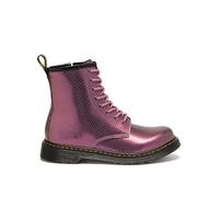 Dr Martens Youth 1460 Y 8 Eye Boot Copper Pink Shift Reptile Emboss, Pink, Size 4 Older Pink