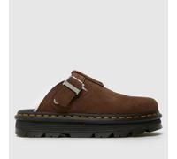 Dr. Martens Zebzag Lined Mule Sandals in Dark Brown UK 4 (EU 37)