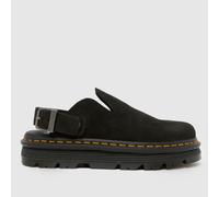 Dr. Martens Zebzag Eh Suede Black Mule UK 3