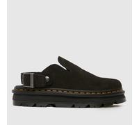 Dr. Martens Zebzag Eh Suede Black Mule UK 6