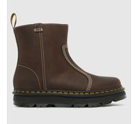Dr. Martens Zebzag Rigger Boots in Dark Brown UK 3 (EU 36)