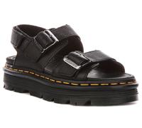 ZebZag Sandals in Pisa Leather Black