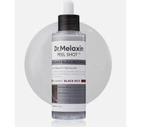Dr.Melaxin Peel Shot Glow Black Rice Peeling Ampoule Soft Exfoliating Face And Body Scrub Dead Skin Cells Blackheads Remover For All Skin Types Korean Skin Care 80Ml