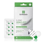 Dr.Melaxin S-ZINC ZERO-FIT Pimple Patches, Invisible Ultra-Thin Blemish Spot Patches, 0.013mm, with Sulfur, Salicylic Acid, AHA & PHA, Seamless Under Makeup, 12mm x 72 Patches