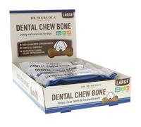 Dr. Mercola, Dental Chew Bone, Large, For Dogs, 12 Bones, 2.15 oz (61 g) Each