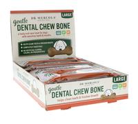 Dr. Mercola, Gentle Dental Chew Bone, Large, For Dogs, 12 Bones, 1.97 oz (56 g) Each