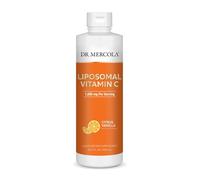 Dr. Mercola Liposomal Vitamin C, 1,000 mg per Serving, Liquid Dietary Supplement, 15.2 Fl. Oz (450 mL), Citrus Vanilla Natural Flavor, Non GMO, Gluten Free, Soy Free