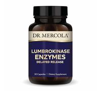 Dr. Mercola Lumbrokinase Enzymes Dietary Supplement, 30 Servings (30 Capsules), Supports Cognitive and Cardiovascular Health, Non GMO, Soy Free, Gluten Free