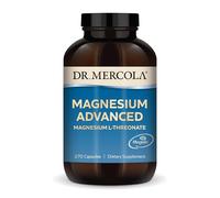 Dr. Mercola Magnesium L-Threonate Dietary Supplement, 2,000 mg Per Serving, 90 Servings (270 Capsules), Supports Bone Health, Non GMO, Soy Free, Gluten Free