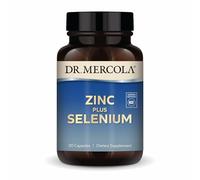 Dr. Mercola Zinc Plus Selenium Dietary Supplement, 30 Servings (30 Capsules), Supports Immune and Overall Health, Non GMO, Soy Free, Gluten Free
