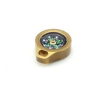 Dr.Metalleung Compact Pocket Brass Compass Brass Compass Small Compass Essential EDC Orienteering Tool for Hiking, Camping, Survival, and Outdoor Adventures | Durable & Stylish Design