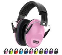 Dr.meter Ear Defenders Children, Children Ear Defenders NRR 27dB Protective Earmuffs with Noise Blocking Children Ear muffs for Sleeping Studying Adjustable Head Band pink