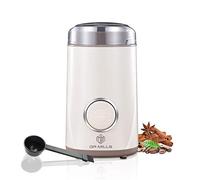 DR MILLS DM-7441W Electric Dried Spice and Coffee Grinder,One Touch Operation, Blade and Cup Made with SUS304 Stainless Steel（White