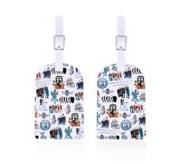 Dr Movie Merch Policeman Box Gift Dr Movie Lover Luggage Tag The 11th Doctor Suitcase Tag Science Fiction Lover Gift (Dr tag)