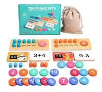 Dr. MUYA® Montessori Toy for 2 3 4 5 6 Years, Number Blocks Toys For Kids, Maths Games, Montessori Toys For 2 Year Olds, Educational Toys For 5 Year Olds, Gift for Boys Aged 2-6 Years