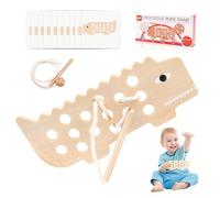 Dr. MUYA® Montessori Toy for 3 4 5 Years, Threading Toy, Fine Motor Skills, Educational Toys, Wooden Toys, Gift for Boys and Girls Aged 3-5 Years