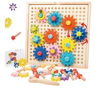 Dr. MUYA® Montessori Toy for 3 4 5 Years, Toddler Toys, Fine Motor Skills, Wooden Busy Board, Educational Toys for 5 Year Olds, Gift for Boys Aged and Girls 3-5 Years