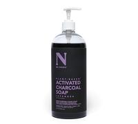 Dr. Natural Activated Charcoal Liquid Soap - Anti Acne and Blemishes - Deep Cleansing Body Wash - Gentle Body Soap for Clear Skin - Lavender - 946 ml