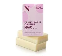 Dr. Natural Castile Bar Soap - Multipurpose Soap Bar with Anti-Acne Properties - For Face, Body and Hair - Sensitive Skin Body Wash - Lavender - 2 pcs