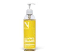 Dr. Natural Multi-Purpose Baby Plus Kids Soap - Body Wash and Shampoo - Gentle Baby Soap with Shea Butter - Newborn Safe - Unscented - 473 ml