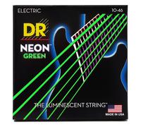 DR NGE-10 Neon Hi-Def Green Electric strings 10-46