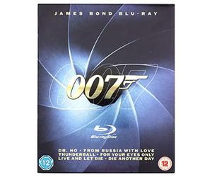 Dr. No / From Russia with Love / Thunderball / Live and Let Die / For Your Eyes Only / Die Another Day (BOX) [6Blu-Ray] [Region Free] (English audio. English subtitles)