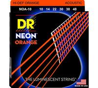 DR NOA-10 Neon Orange Acoustic Guitar Strings