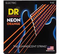 DR NOE-9 Neon Hi-Def Orange Electric strings 9-42
