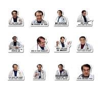 Dr Now Fridge Magnet,12 PCS Cute Diet Fridge Magnet Funny Dr. Nowzaradan Inspirational Fridge Magnets Dr. Now Refrigerator Stickers Diet Helper Motivational Diet Helper