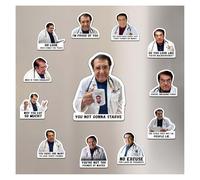 Dr Now Magnets,Dr Now Magnets Fridge,Funny Dr. Nowzaradan Fridge Magnets,Strong Magnets, Black Text, Motivational Diet Helper - Cute Fun Magnetic Accessories for Refrigerator & Car (18PC)