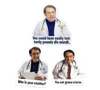 Dr Now Magnets Fridge, 3 Dr Nowzaradan Diet Plan Book, Funny Weight Loss Fridge Magnets, Dr. Now Refrigerator Stickers Diet Helper, Cute Magnetic Accessories For Refrigerator & Car