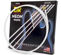 DR NWB-45 Strings HI-DEF NEON™ - WHITE coloured Bass Strings: Medium 45-105