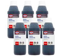 Dr Oatker Vanilla Essence 500ml pack of 6 Professional Cake Dessert Pudding Icing Drink Flavouring Home Baking Seasoning Agent with Welari Thank You Card | (6pack) (3000ml)