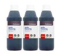 Dr Oatker Vanilla Essence 500ml x 3 - Professional - Cake Dessert Pudding Icing Drink Flavouring for Home Baking - Seasoning Agent with Welari Thank You Card | (3pack)