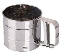 Dr. Oetker 1974 Flour Sifter, Stainless Steel, 10.5 x 10.5 x 10 cm, silver