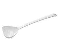 Dr. Oetker 2713 White Ladle 30 cm Pure, Kitchen aid with Elegant Design Made of Nylon, Spoon for Coated pots and Pans-Heat-Resistant and Dishwasher Safe (Colour Quantity: 1 Piece, Plastic