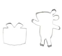 Dr. Oetker 2938 Mouse & Gift Cookie Cutter Stainless Steel