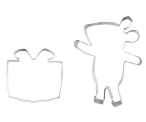 Dr. Oetker 2938 Mouse & Gift Cookie Cutter Stainless Steel