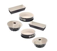 Dr. Oetker 9331150 Baking Mould Set with 3 Baking Moulds, Miss Mould, Springform Cake Tin, Loaf Tin, Bread Mould, Bundt Cake Mould, Non-Stick Coating, Steel, Ceramic