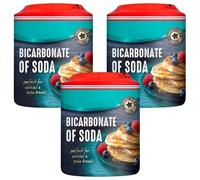 Dr Oetker Bicarbonate of Soda 200g x 3, Vegan Raising Agent for Baking, Cooking and Cleaning with Welari Thank You Card | (3pack)