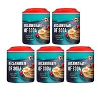 Dr Oetker Bicarbonate of Soda 200g x 5, Vegan Raising Agent for Baking, Cooking and Cleaning with Welari Thank You Card | (5pack)