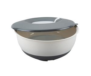 Dr.Oetker Bowl, Plastic, White/Yellow, 3.2 Litre