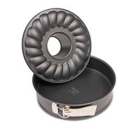 Dr. Oetker Classic Springform Cake Tin with Flat and Tube Base Diameter 24 cm - Made of High-Quality Sheet Steel with PFAS-Free Non-Stick Coating, Heat Resistance up to 230°C - Made in Germany