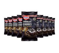 Dr. Oetker Extra Dark Chocolate Chunks, 100g each, Pack of 9 - large cooking chocolate chip sprinkles for cakes, cupcakes, decorations, sprinkles on birthday cakes