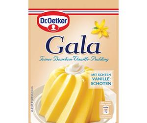 Dr. Oetker - Gala Fine Bourbon Vanilla Pudding (Gala Feiner Bourbon-Vanille-Pudding) | Total Weight 112,5 Grams