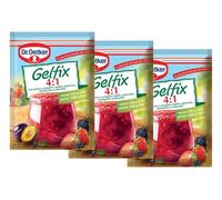 Dr. Oetker Gelfix 4:1 Jam and Jelly Gelling Agent with Citrus Pectin, 20 g, Pack of 3