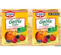 Dr Oetker Gelfix SUPER 3:1 DOUBLE Pack Pectin Mix for Jams, Preserves, Low sugar