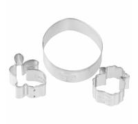 Dr. Oetker Golden Easter Linzer Cutter Easter Egg Bunny & Little Sheep Silver...